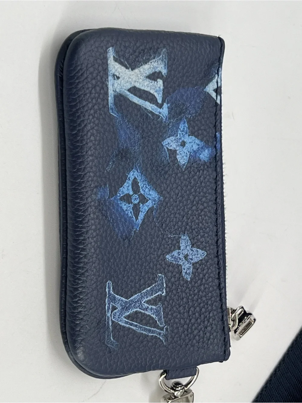 LOUIS VUITTON Trio Messenger Blue Monogram Watercolor Shoulder Bag